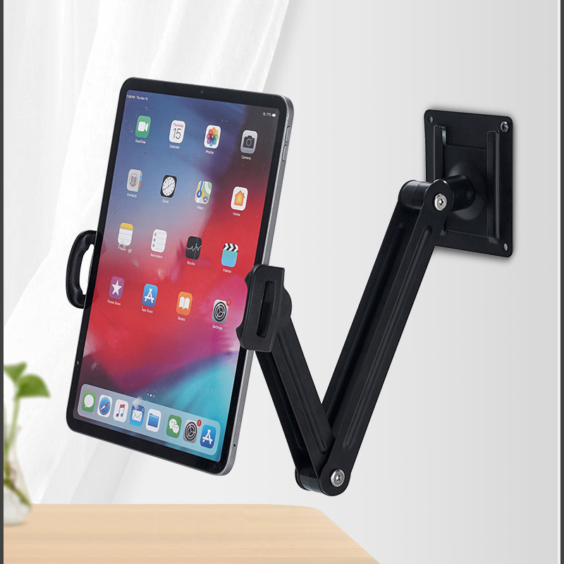 Home Office Call Center - Adjustable Metal Dual-Arm Wall Mount Bracket: