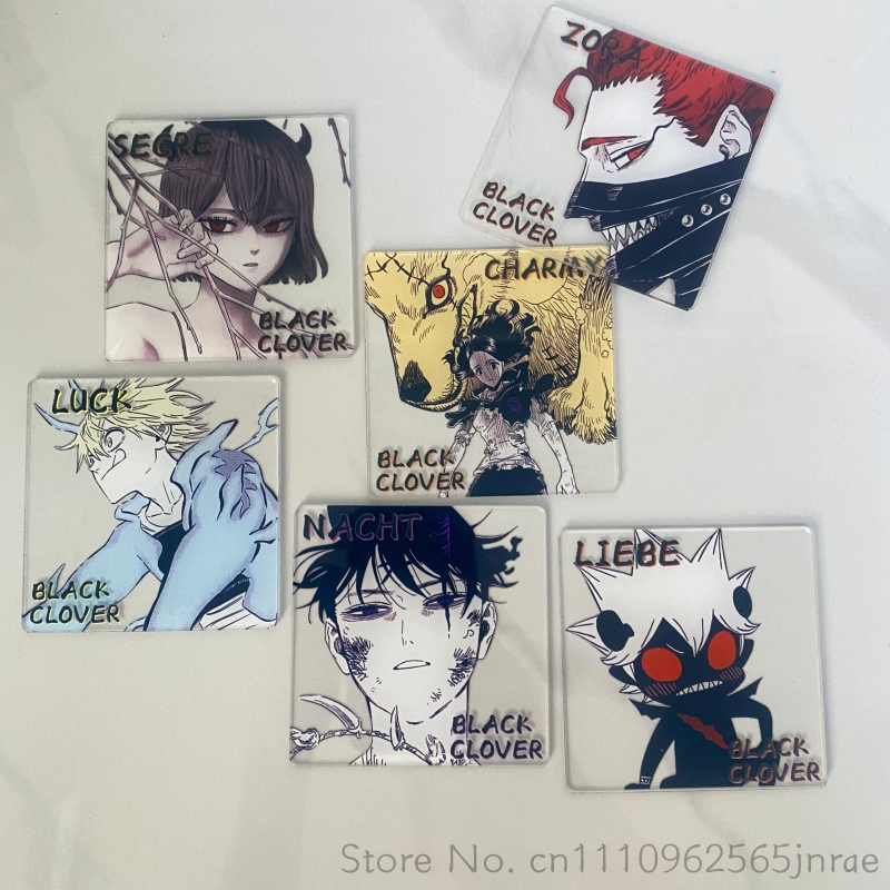 Home Office Jobs - Black Clover Anime Creative Acrylic Coaster