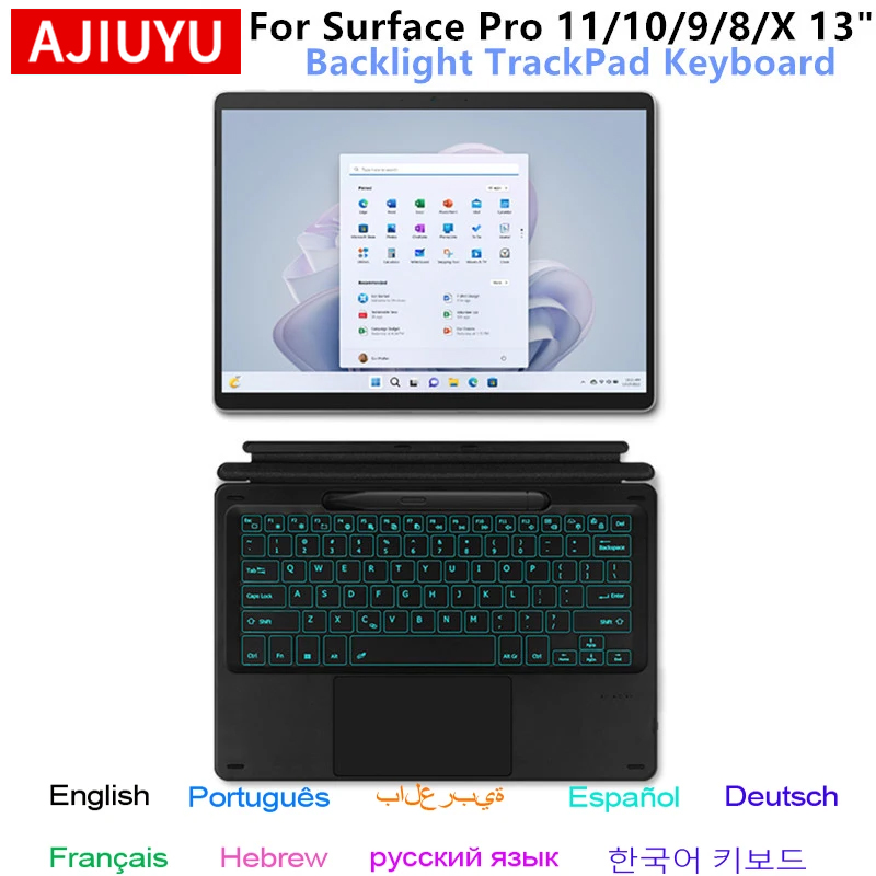 Home Office Pro - Bluetooth Keyboard For Microsoft Surface Pro