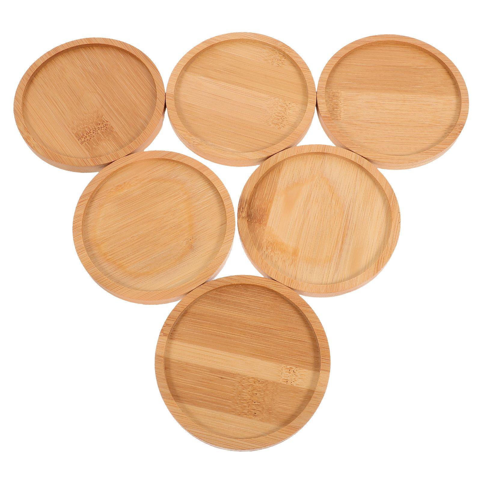 Desktop Organizer Bamboo - 6pcs Mosaic Coaster Hot Pads Kids