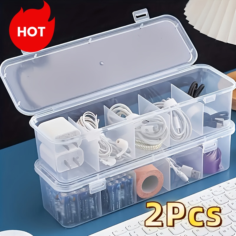 Home Office Jobs - 2Pcs Large Cable Management Box with