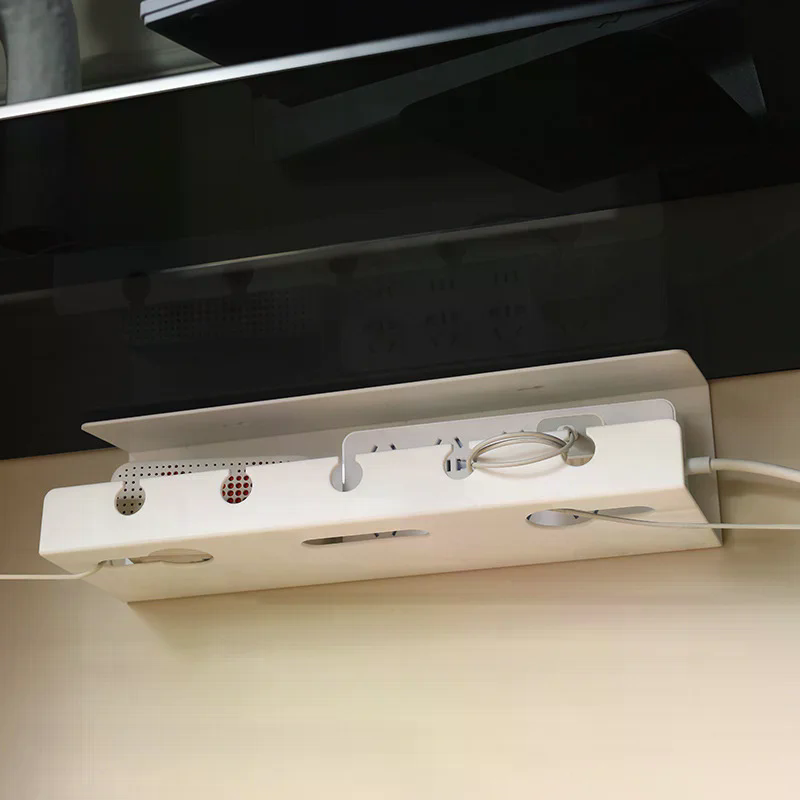 Power Strip Desk - Under Desk Cable Management Cable Tray
