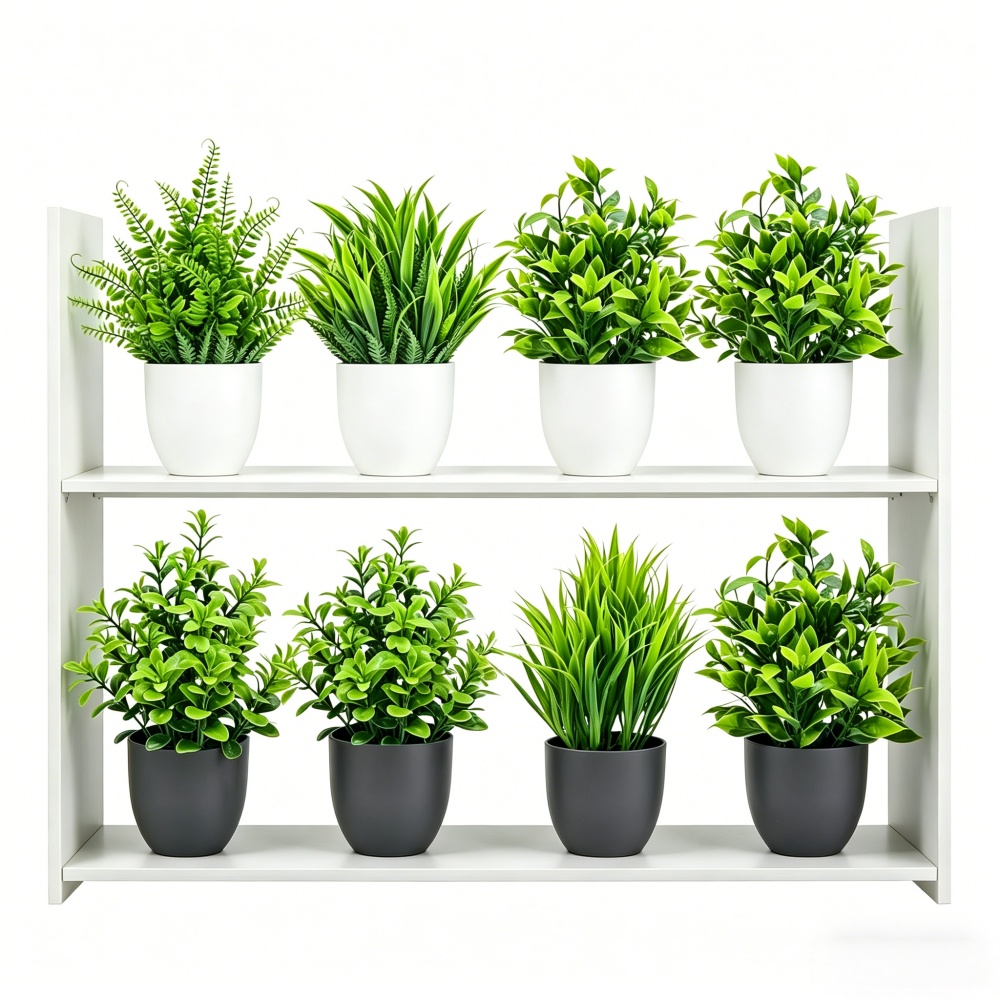 Home Office Word - 4pcs/set Mini Artificial Plants Potted Indoor