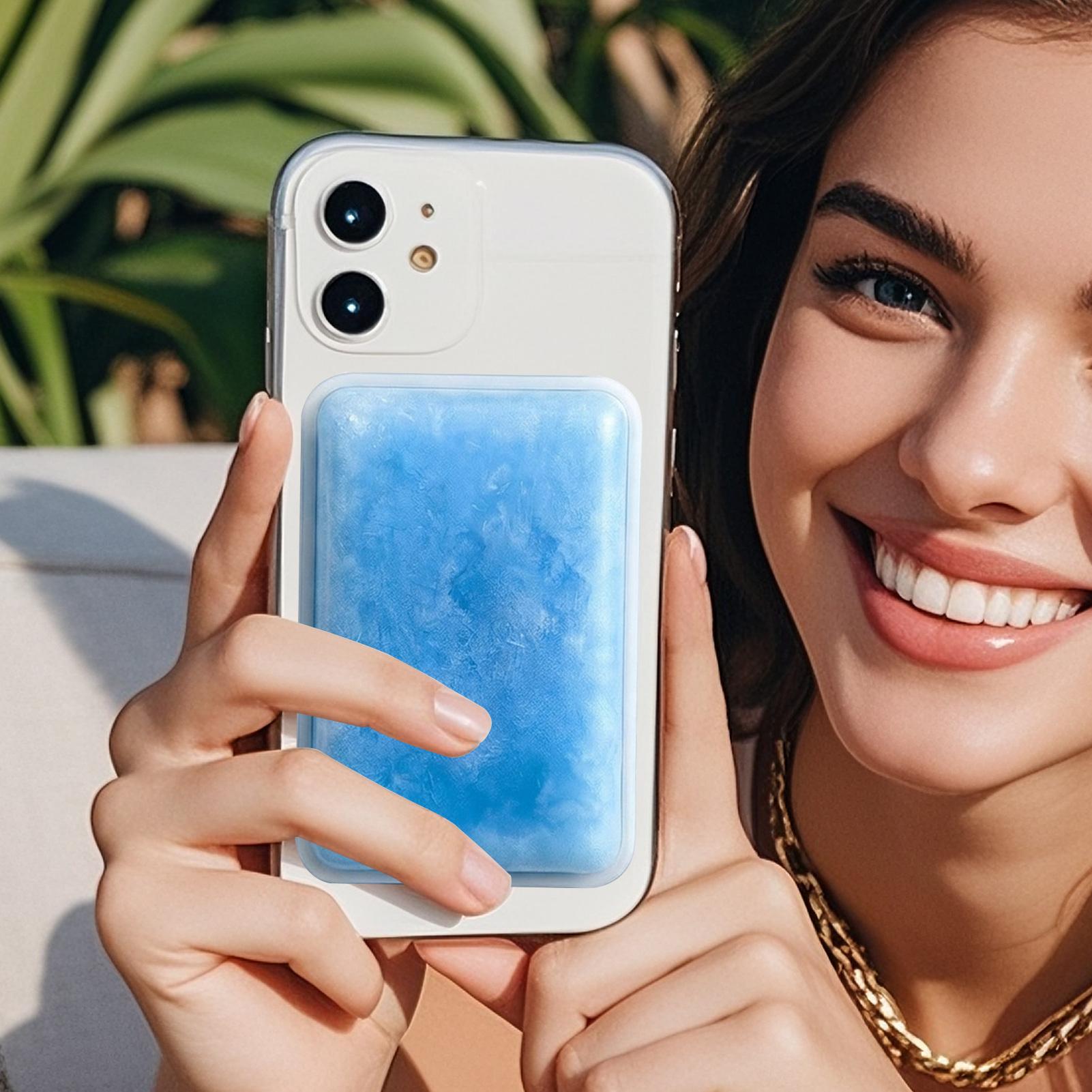 Home Office Call Center - Summer Ice Cool Patch Cell Phone