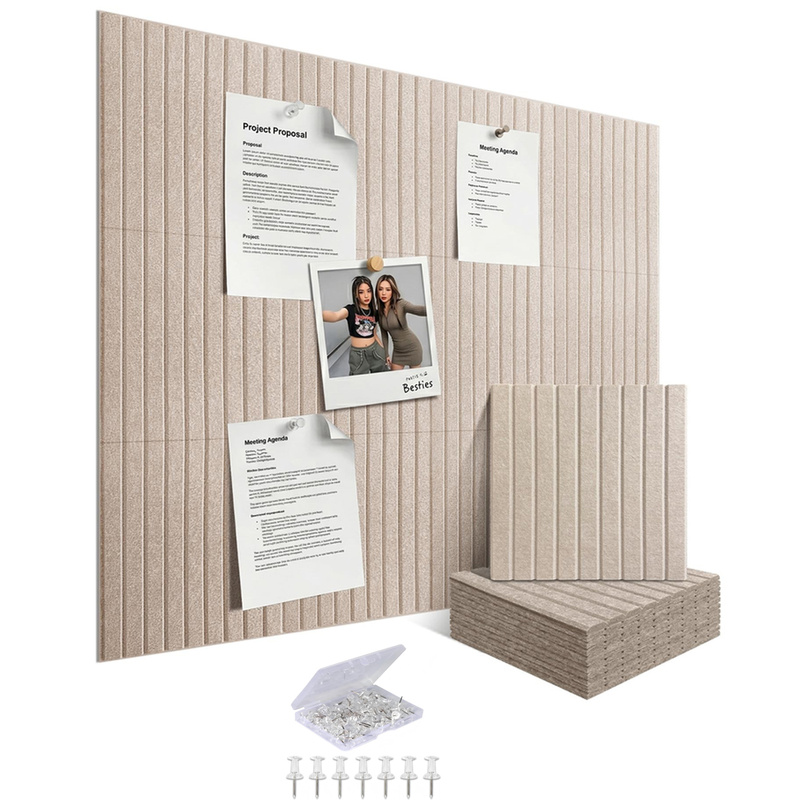 Home Office Wallpaper - 6-12PC Large Felt Cork Pin Note