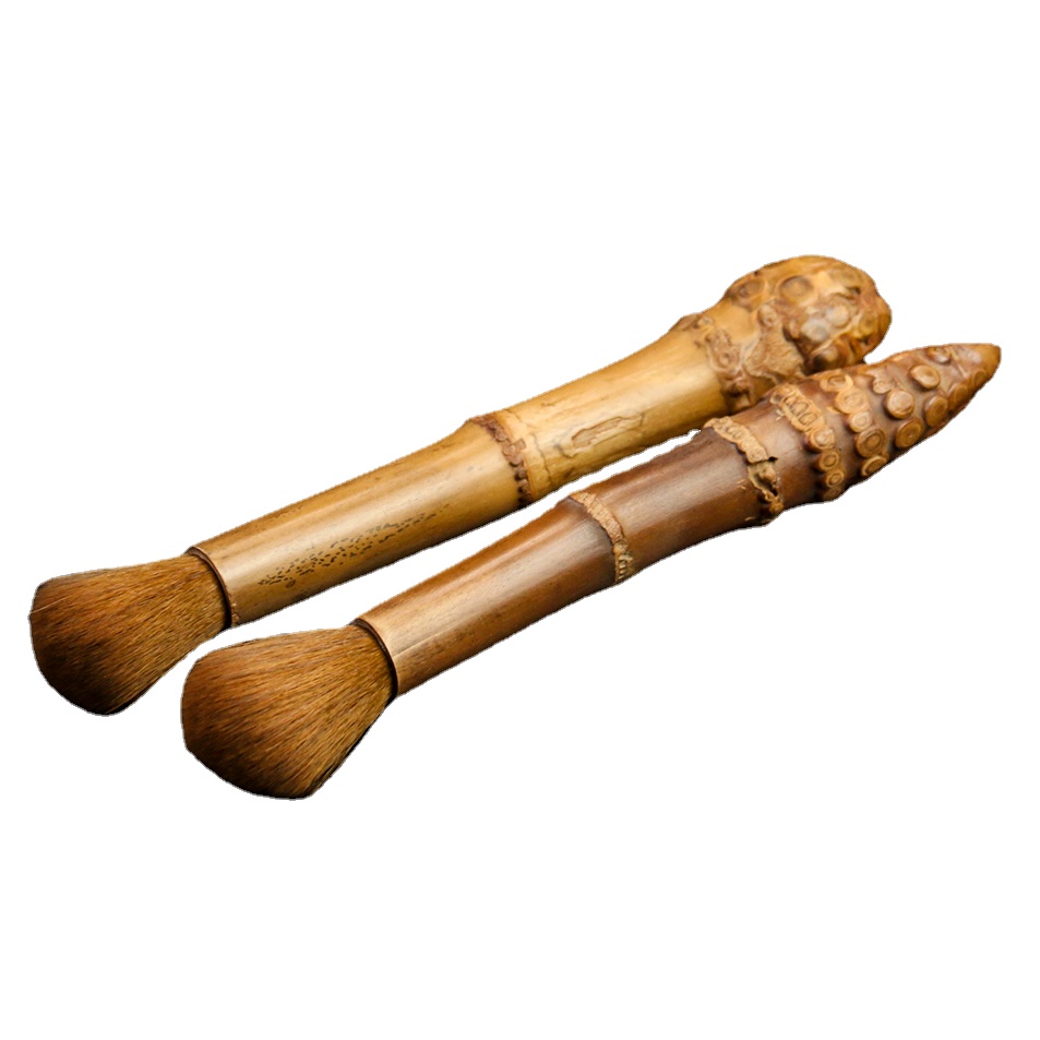 Desktop Organizer Bamboo - Natural Bamboo Root Tea Ceremony Accessories