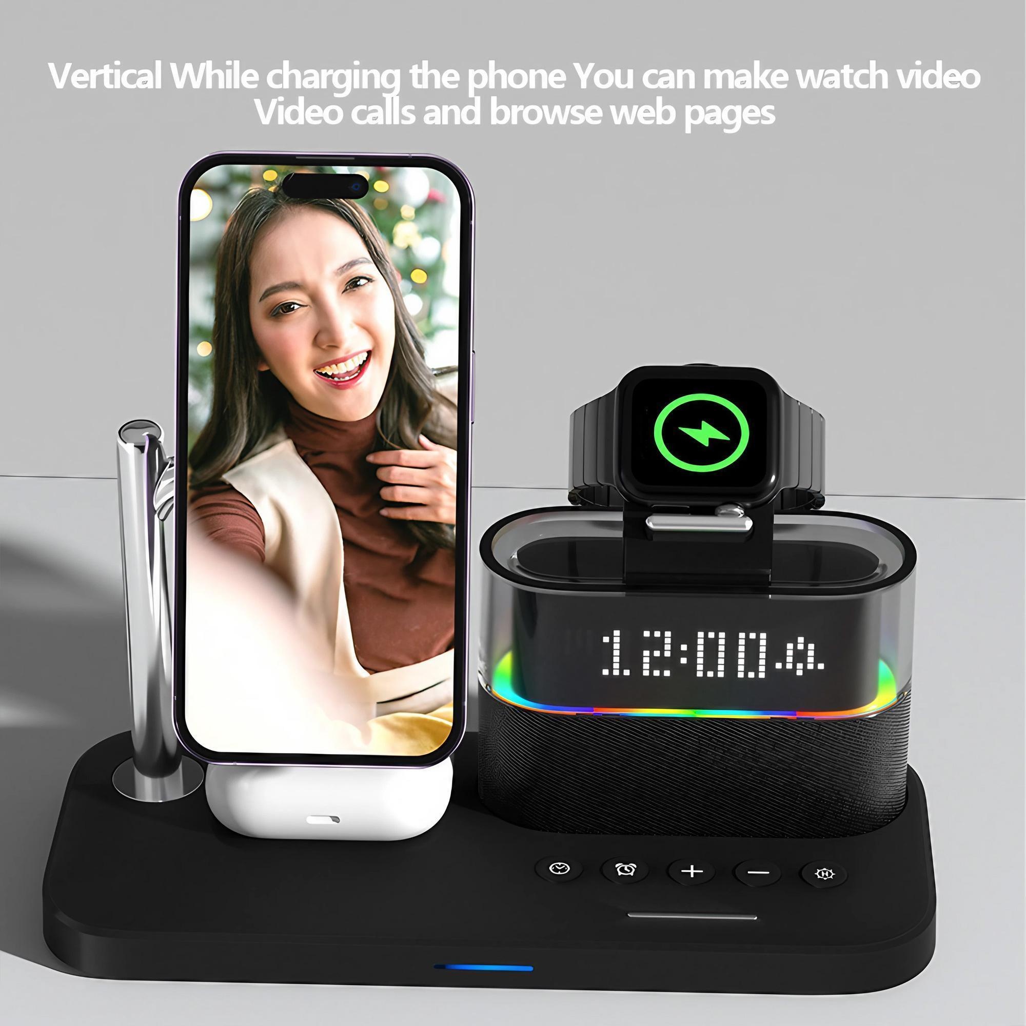 Magnetic Wireless Charging Sta - Home Office Call Center ulasan dan harga