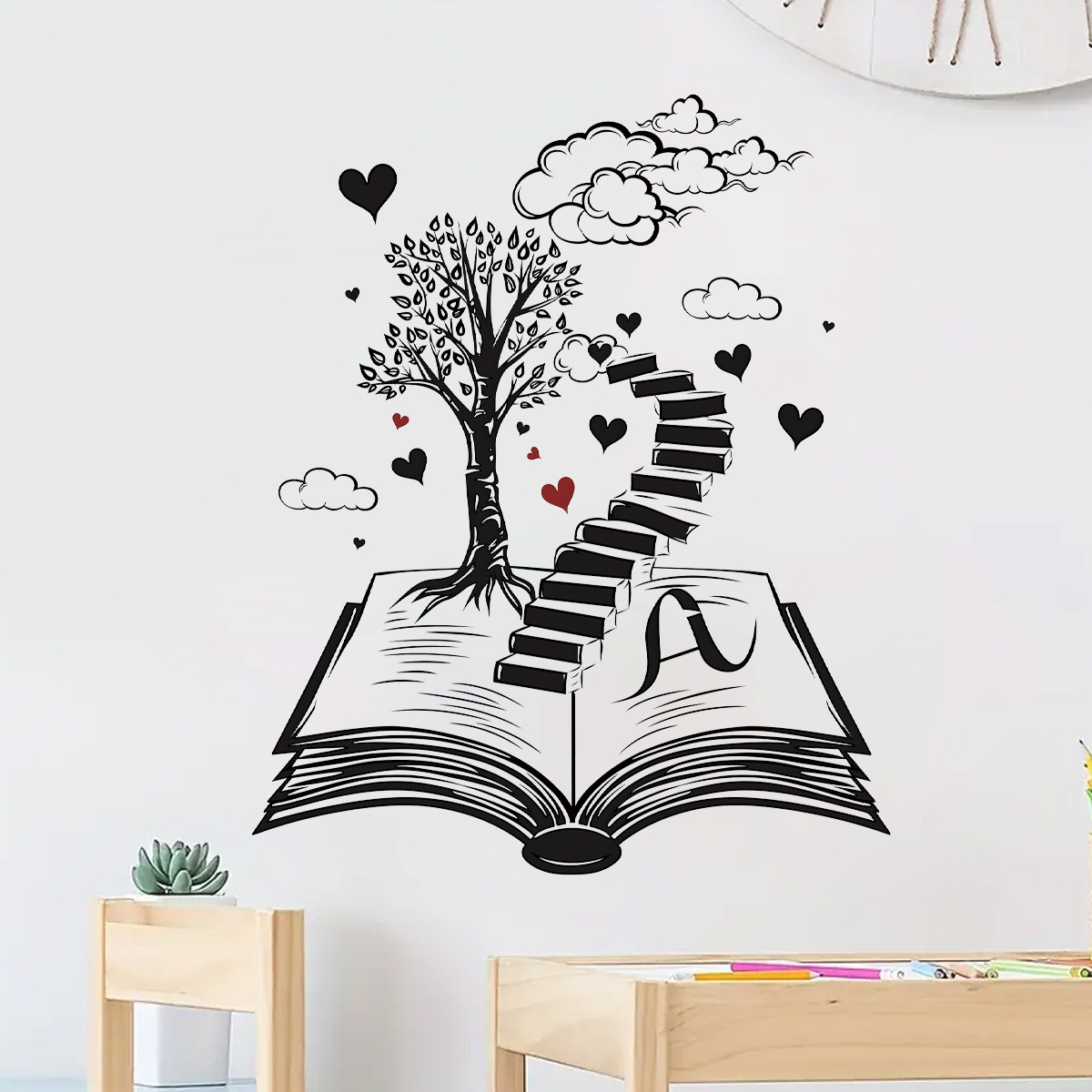 Wall Stickers for Living Room  - Home Office Wallpaper ulasan dan harga