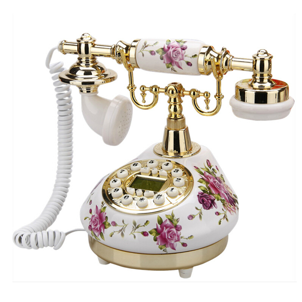 Corded Telephone Retro Landlin - Home Office Call Center ulasan dan harga