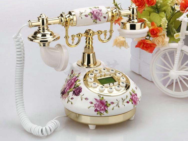Corded Telephone Retro Landlin - Home Office Call Center ulasan dan harga