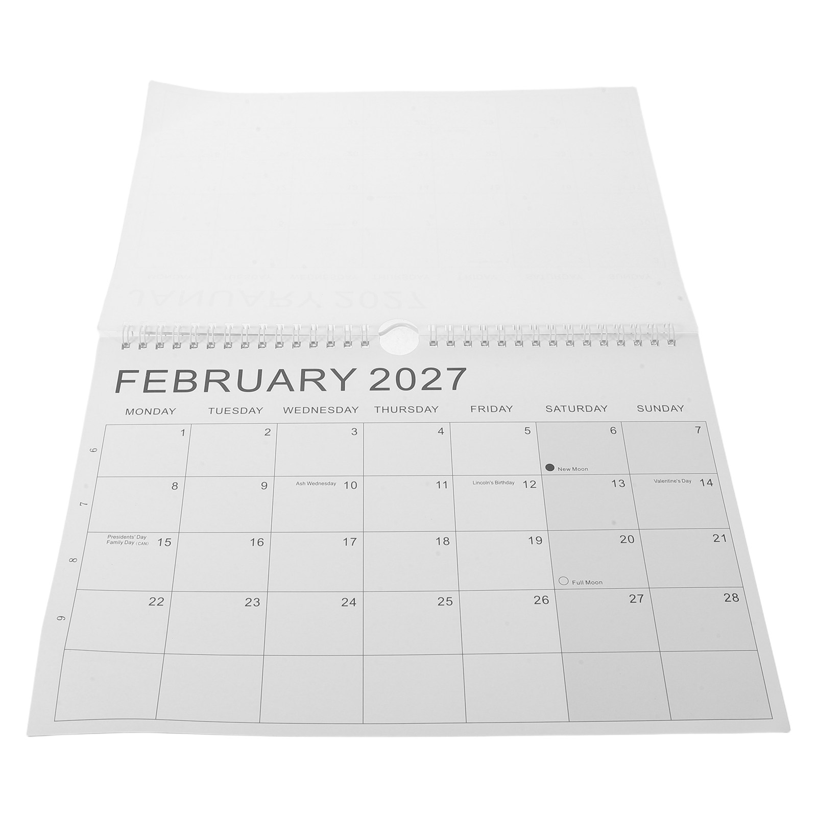 Paper Calendar 2027-2028 Engli - Home Office Wallpaper ulasan dan harga