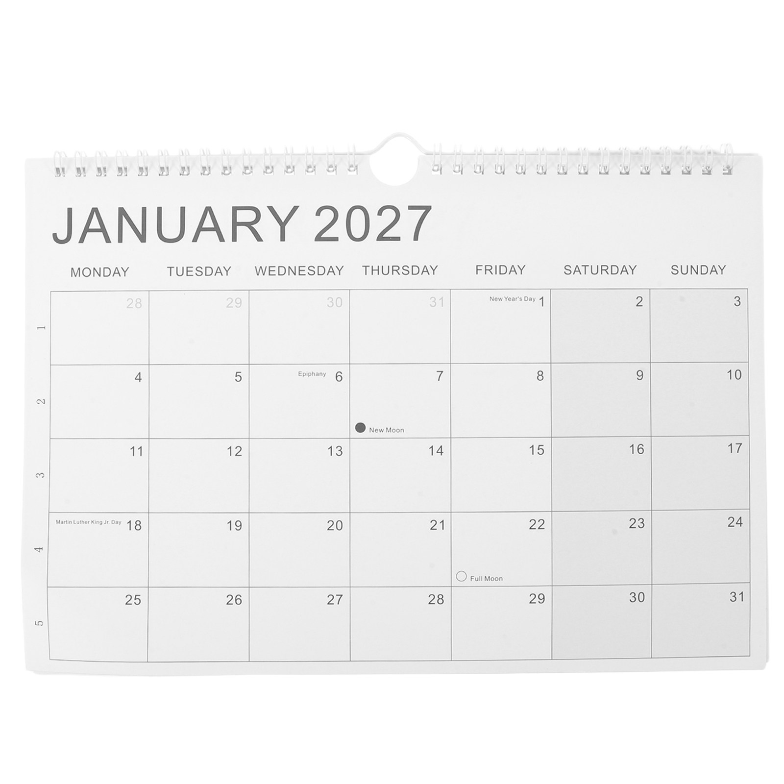 Paper Calendar 2027-2028 Engli - Home Office Wallpaper ulasan dan harga