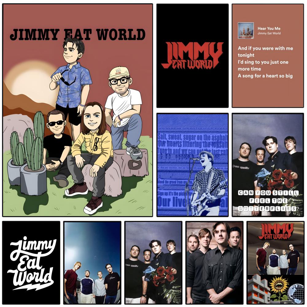 Emo Alternative Rock Band Jimm - Home Office Alternative ulasan dan harga