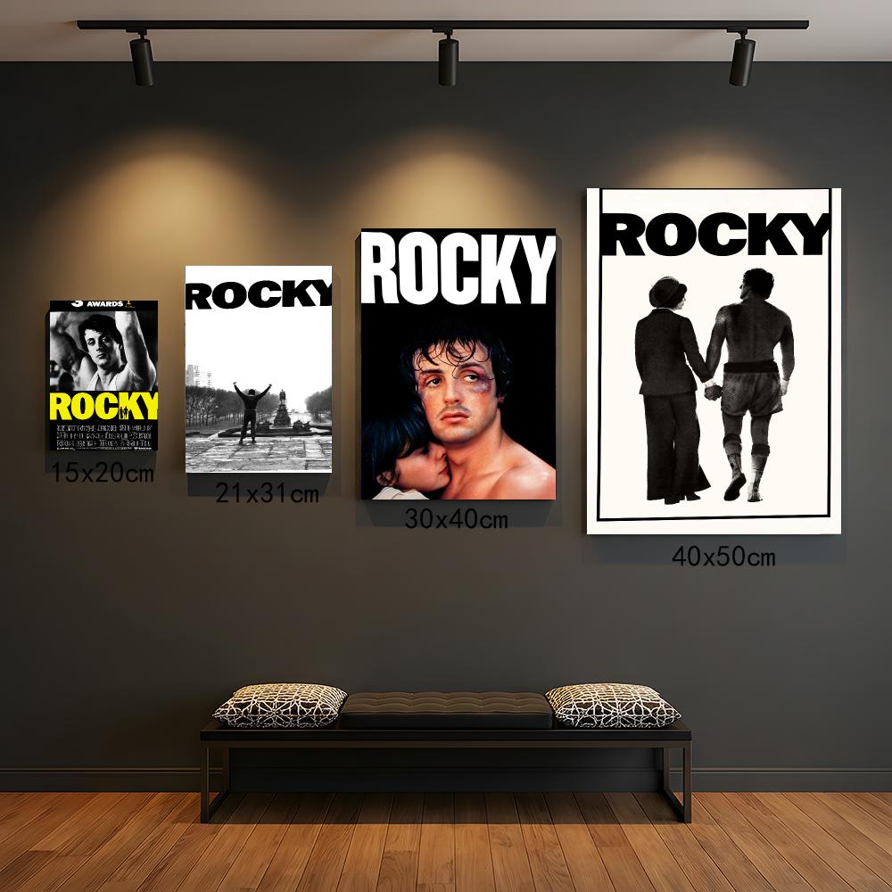 Rocky Poster Peel and Stick Wa - Home Office Wallpaper ulasan dan harga