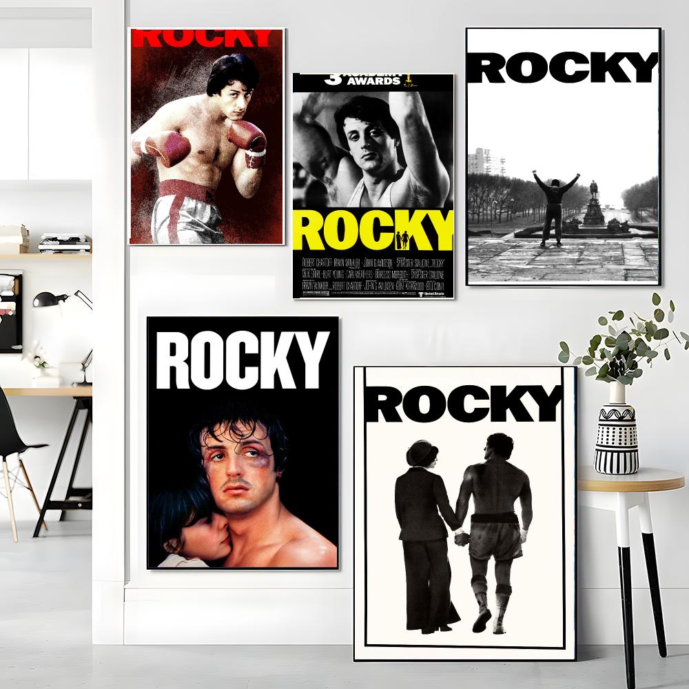Rocky Poster Peel and Stick Wa - Home Office Wallpaper ulasan dan harga