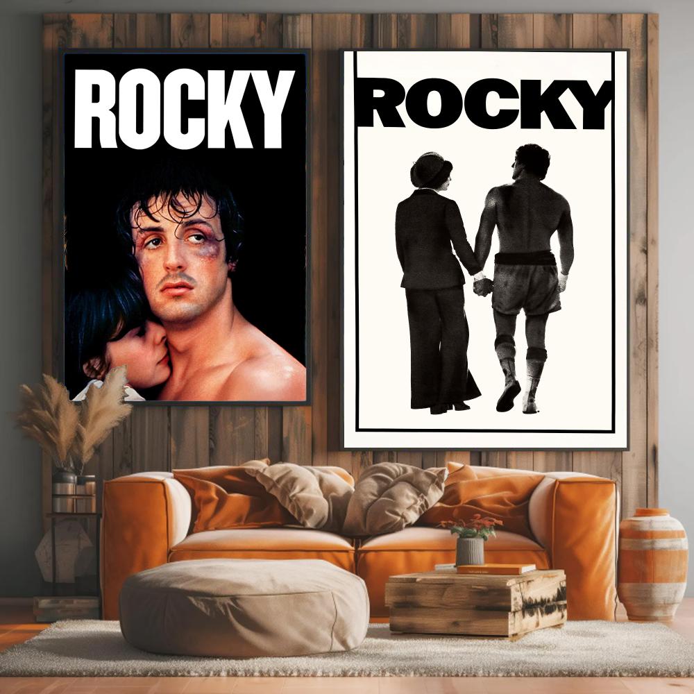 Rocky Poster Peel and Stick Wa - Home Office Wallpaper ulasan dan harga