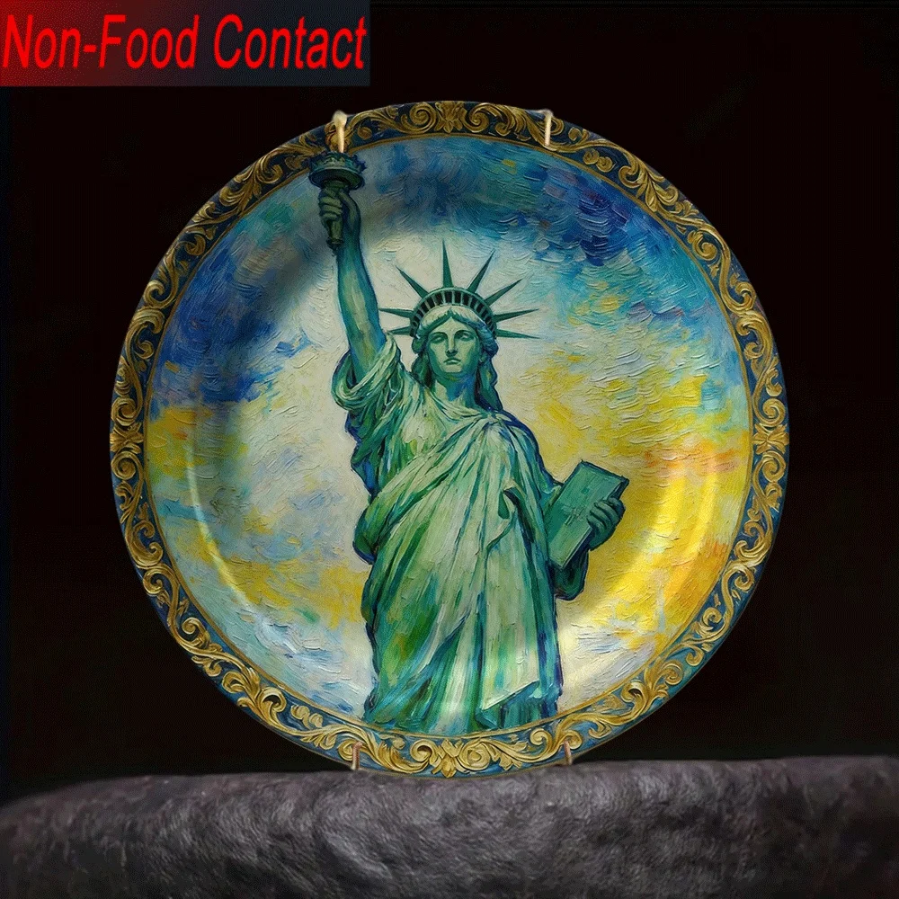 1pc Statue of Liberty Ceramic  - Home Office Contact ulasan dan harga