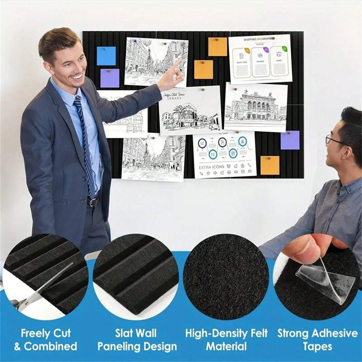 R 6pcs Office Large Cork Board - Home Office Alternative ulasan dan harga