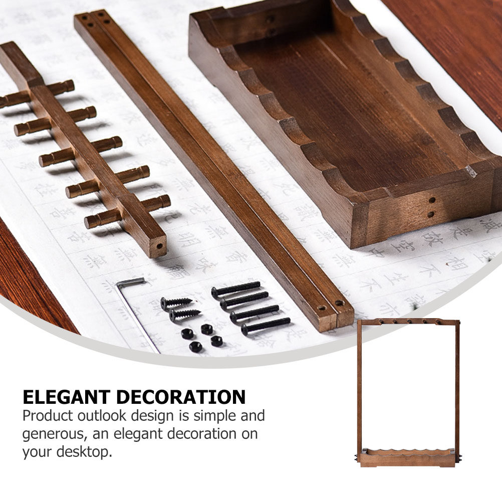 1Pcs High-Quality Bamboo Brush - Desktop Organizer Bamboo ulasan dan harga