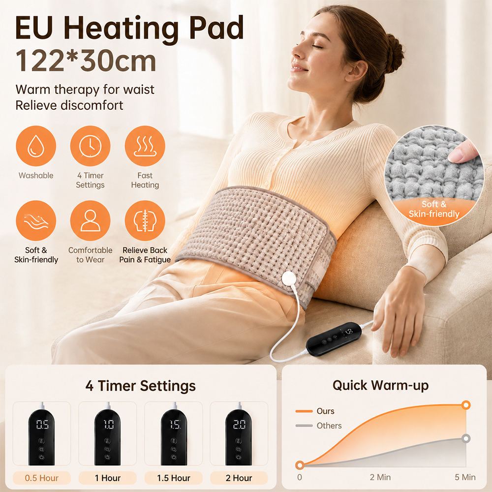 Electric Heating Pad Soft Micr - Home Office Of Microsoft ulasan dan harga