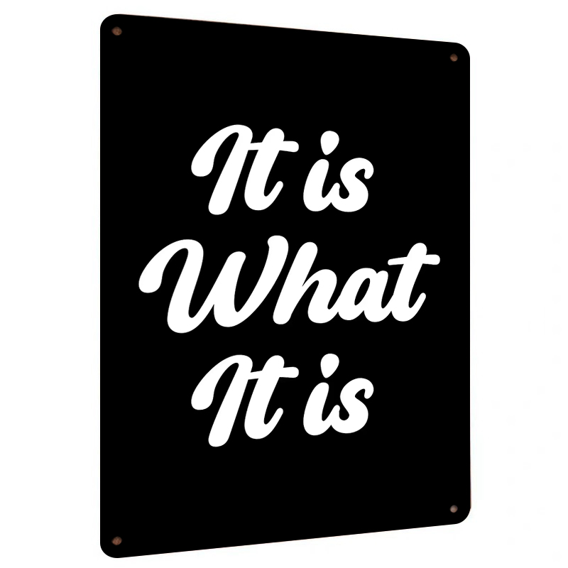 Custom Metal Wall Art It Is Wh - Home Office What Is It ulasan dan harga