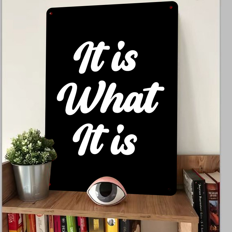 Custom Metal Wall Art It Is Wh - Home Office What Is It ulasan dan harga