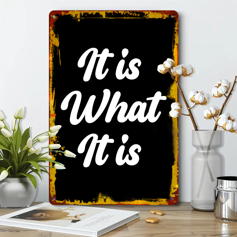 Custom Metal Wall Art It Is Wh - Home Office What Is It ulasan dan harga