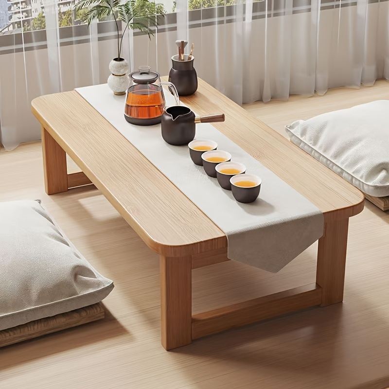 Foldable Portable Side Table B - Desktop Organizer Bamboo ulasan dan harga