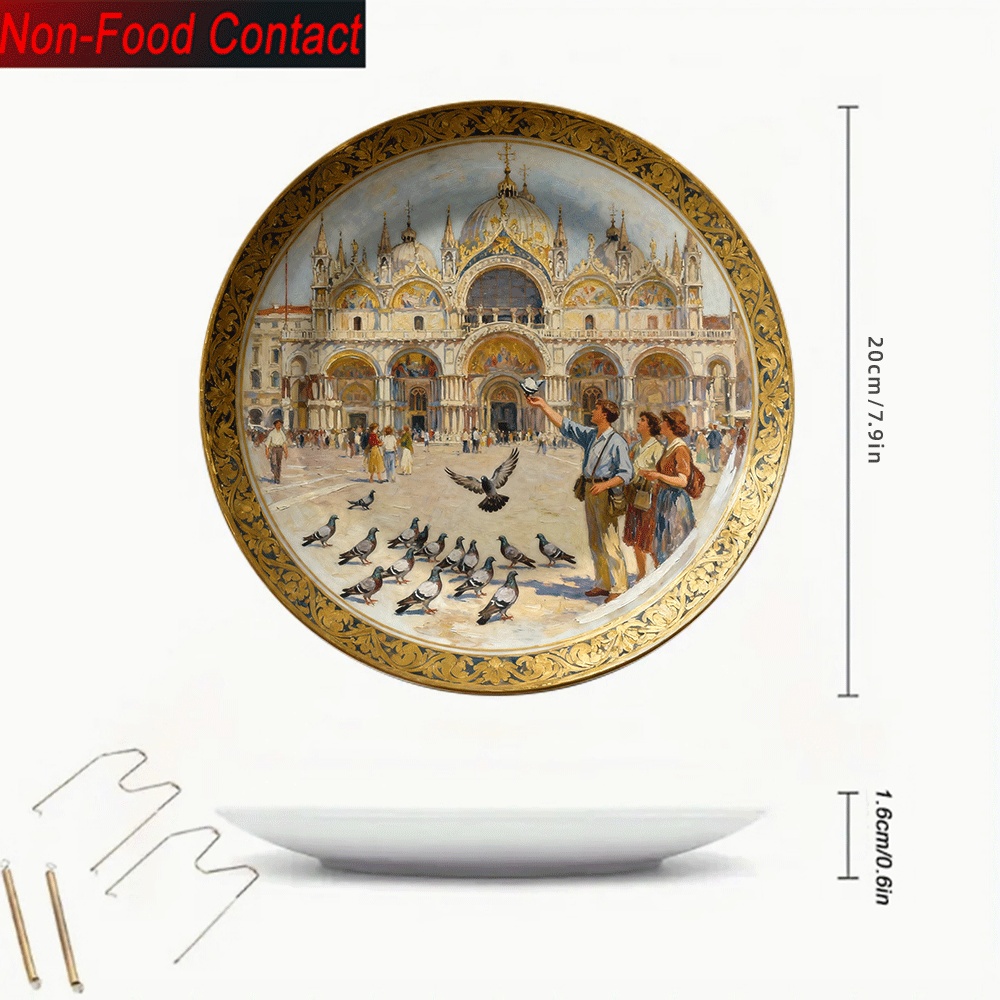 1pc Venetian St. Mark'S Square - Home Office Contact ulasan dan harga