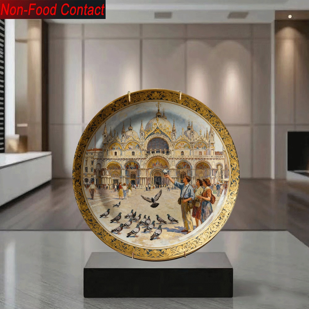 1pc Venetian St. Mark'S Square - Home Office Contact ulasan dan harga