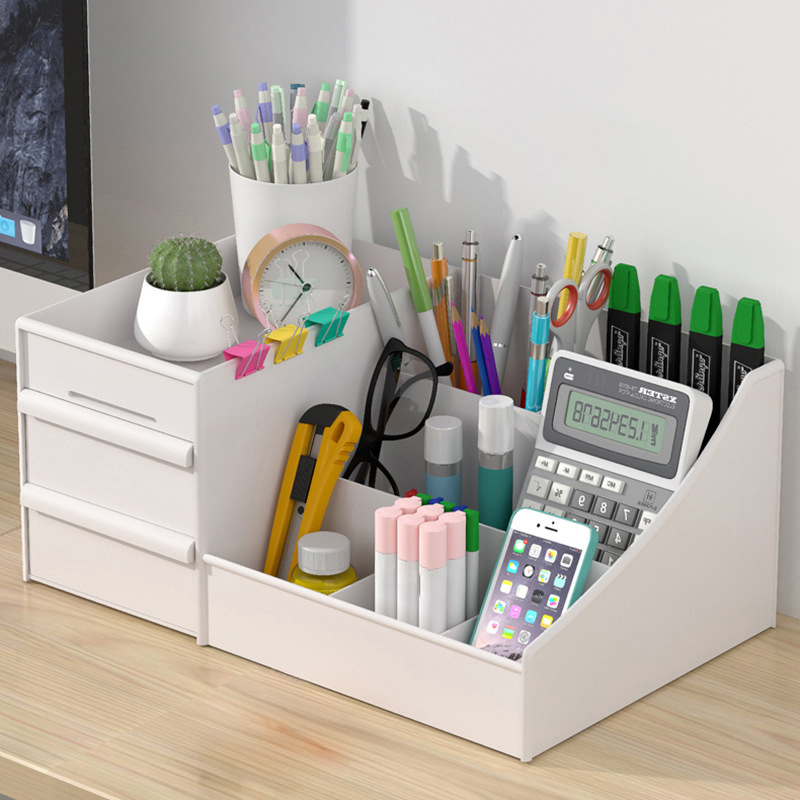 Large Capacity New Drawer Make - Home Office Desk With Drawers ulasan dan harga