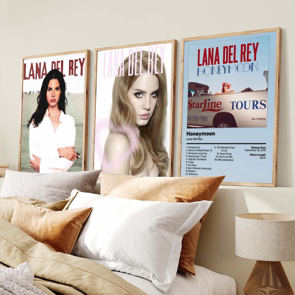Singer L-Lana Del Rey Poster M - Home Office Wallpaper ulasan dan harga
