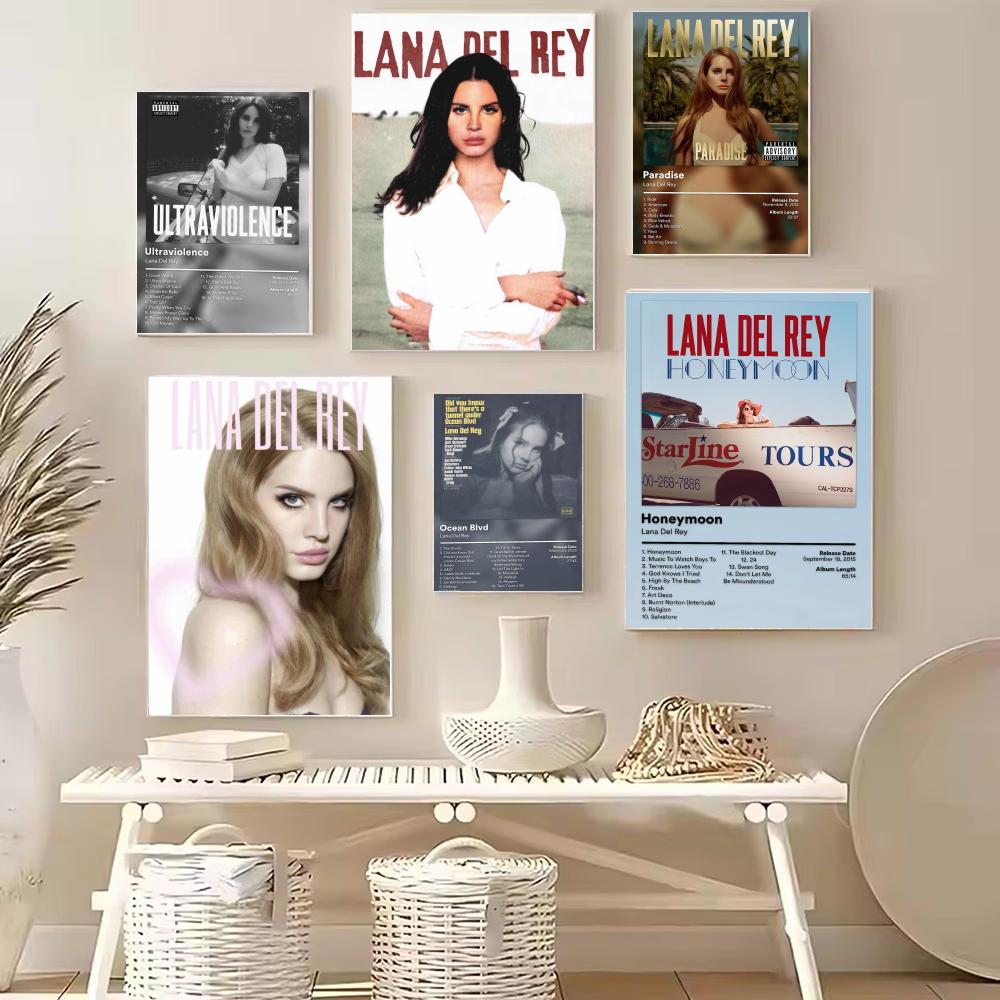 Singer L-Lana Del Rey Poster M - Home Office Wallpaper ulasan dan harga