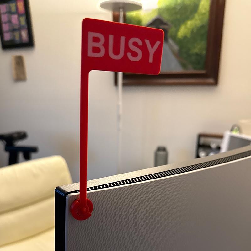 On Call Busy Flag Sign Unique  - Home Office Call Center ulasan dan harga