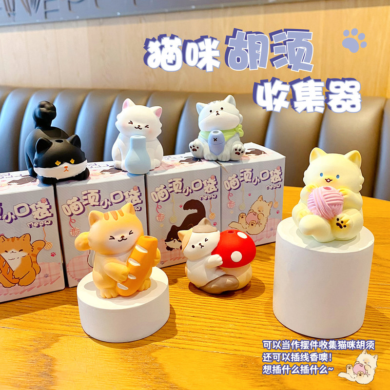 Miaoxu Cute Cartoon Cat Figuri - Home Office Jobs ulasan dan harga