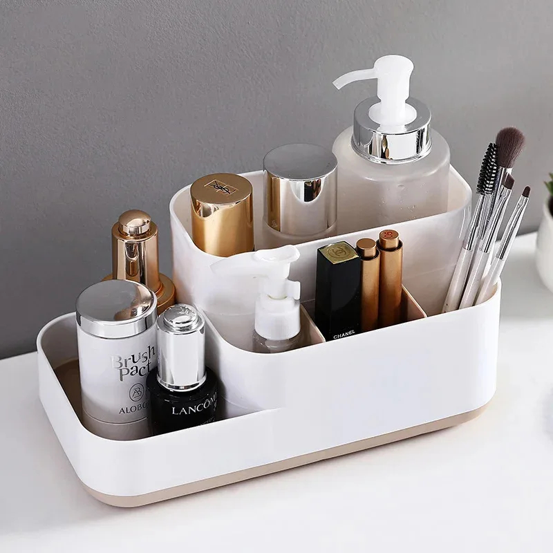 All-in-One Makeup Storage Box  - Home Office Desk With Drawers ulasan dan harga