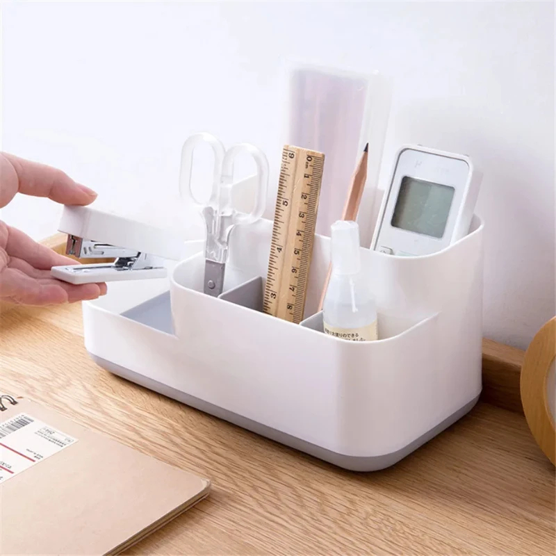 All-in-One Makeup Storage Box  - Home Office Desk With Drawers ulasan dan harga
