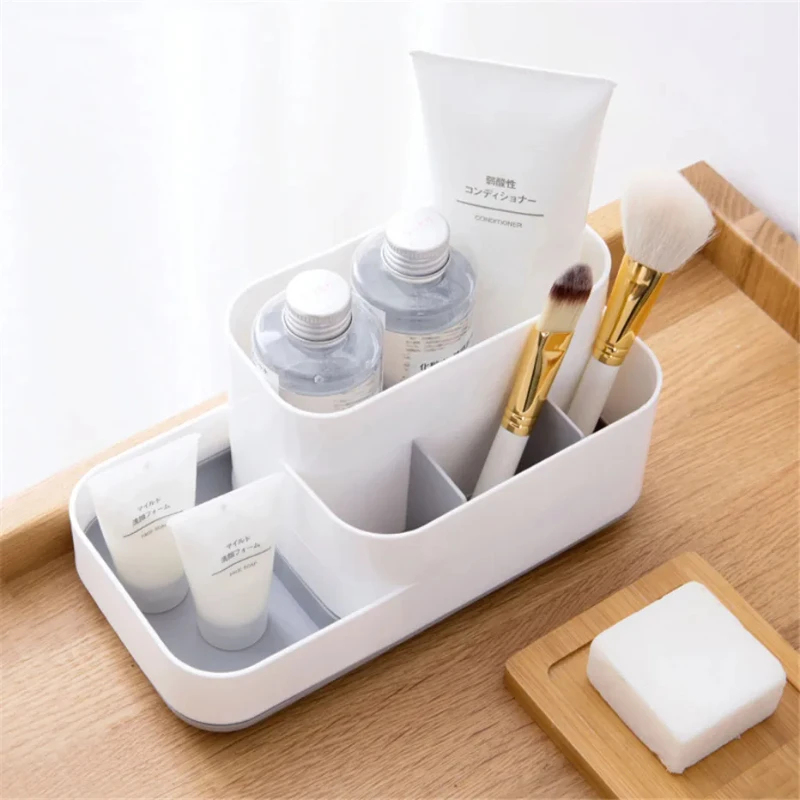 All-in-One Makeup Storage Box  - Home Office Desk With Drawers ulasan dan harga