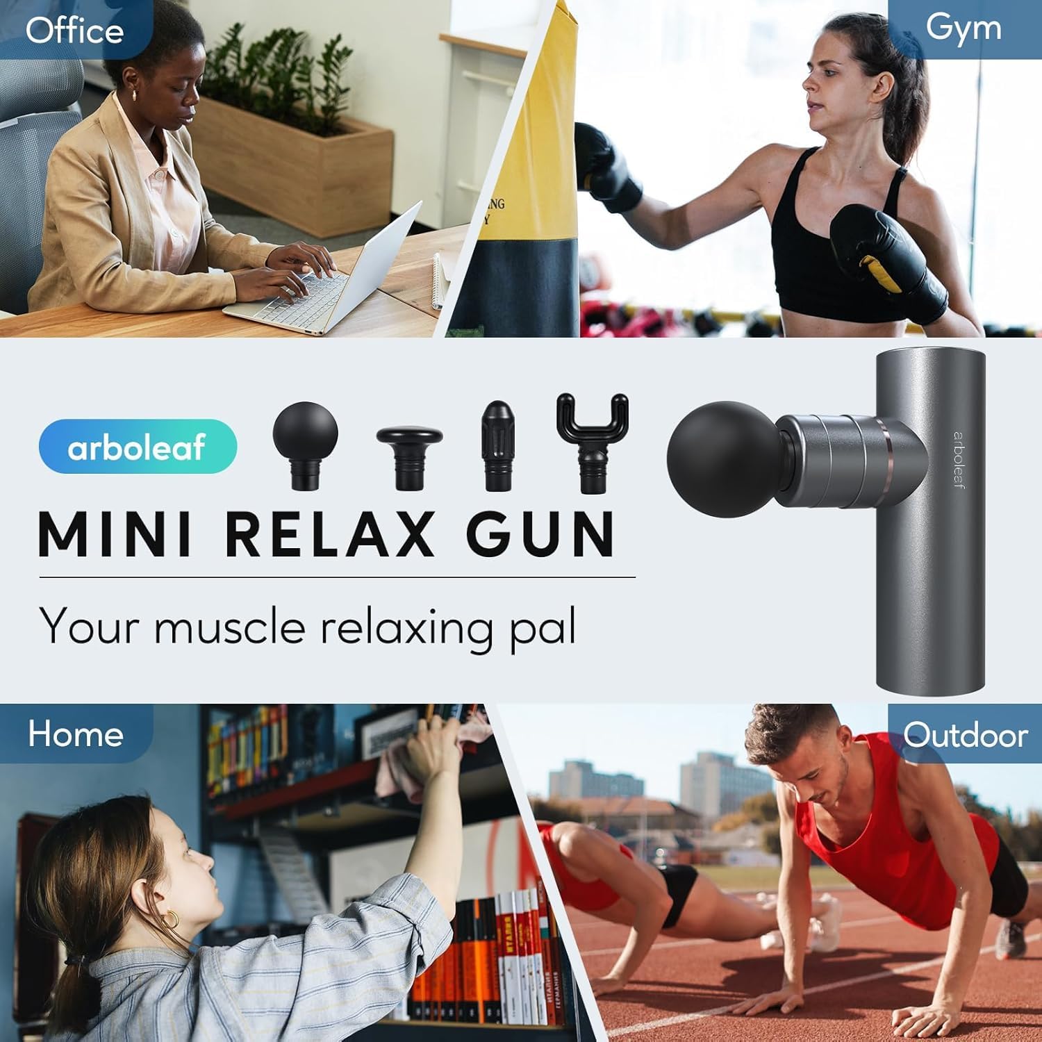 Massage Gun Deep Tissue, Balan - Home Office Alternative ulasan dan harga