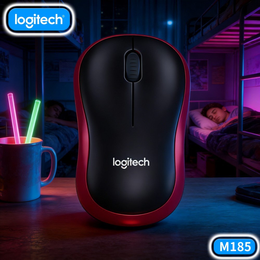 Logitech M185 Wireess Optica M - Home Office Pay ulasan dan harga