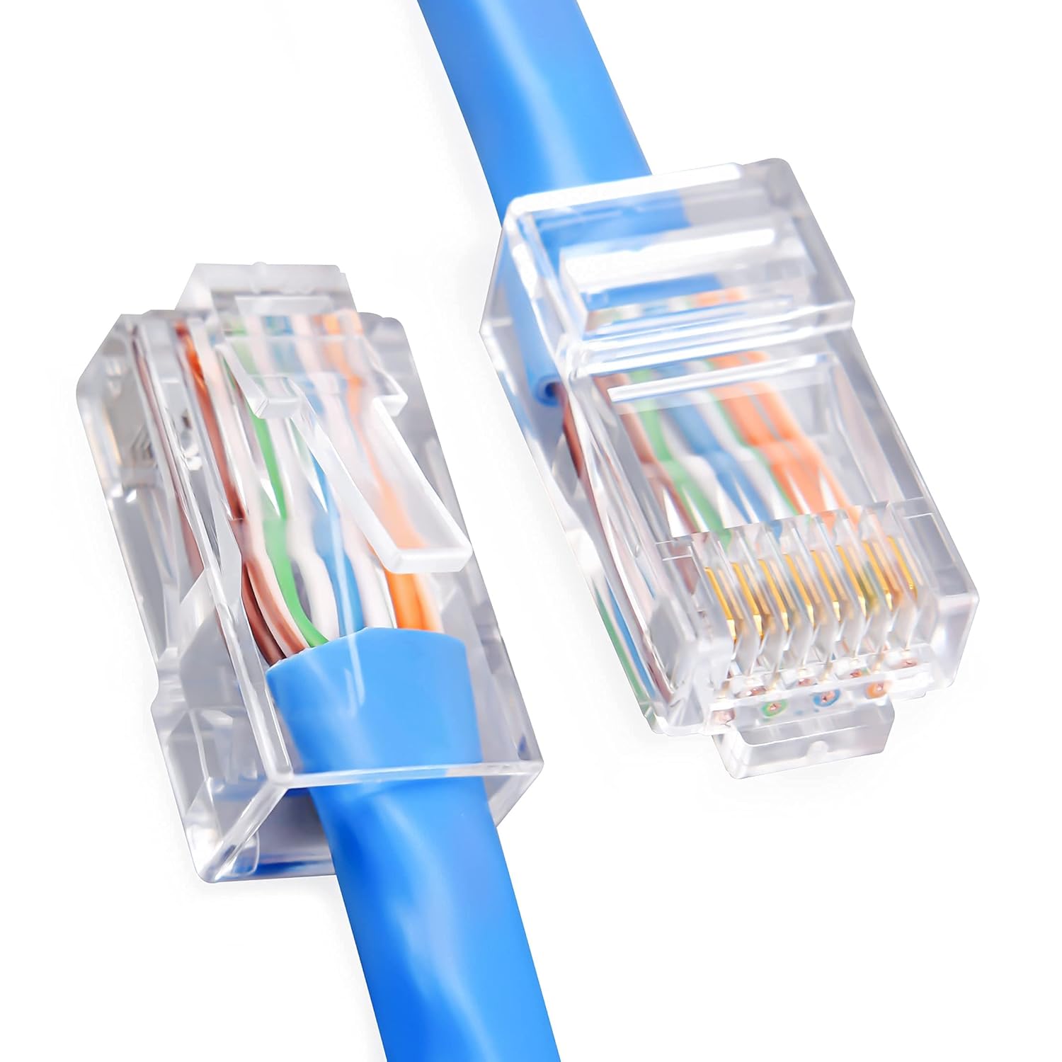 Cat5e Unshielded RJ45 Crystal  - Home Office Contact ulasan dan harga