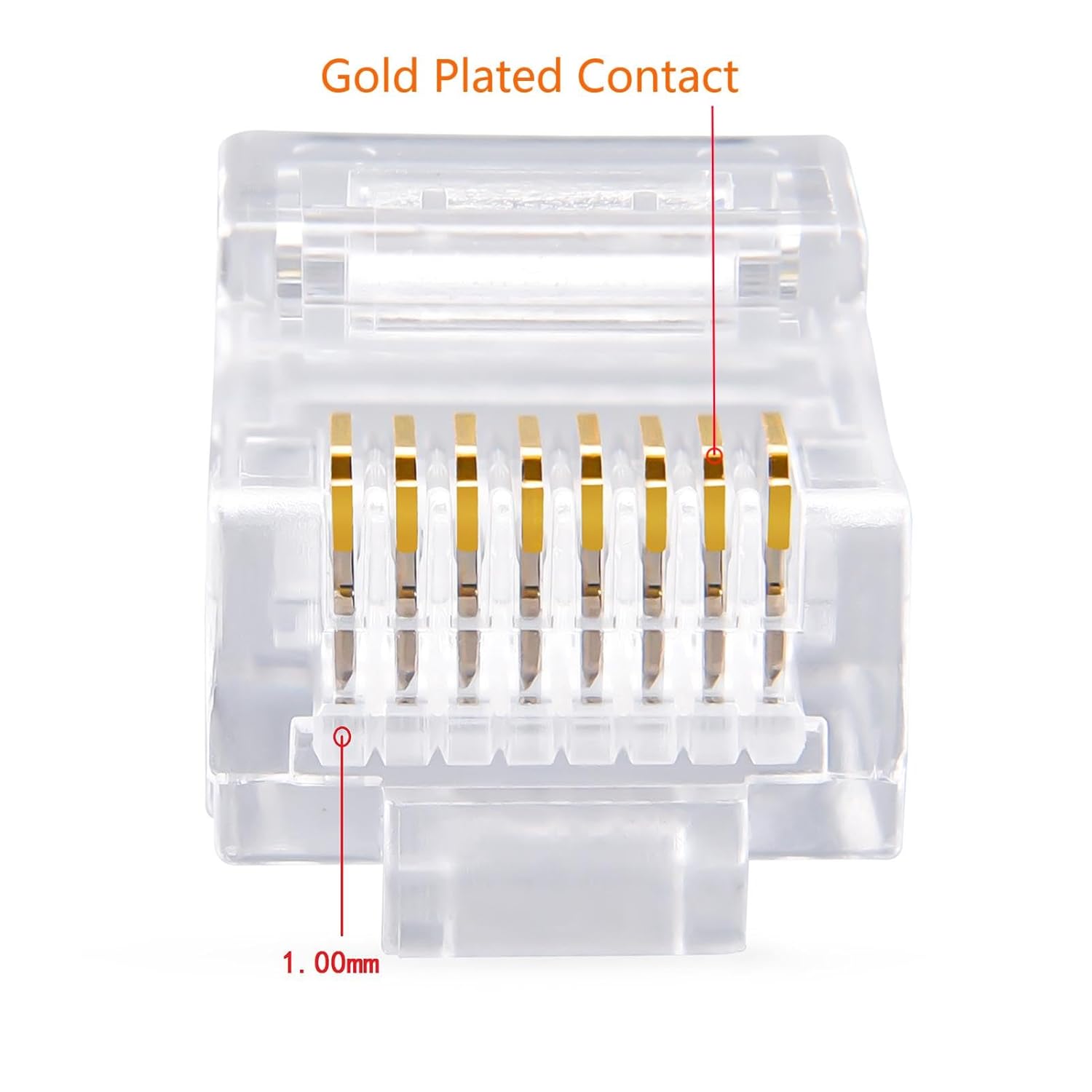 Cat5e Unshielded RJ45 Crystal  - Home Office Contact ulasan dan harga