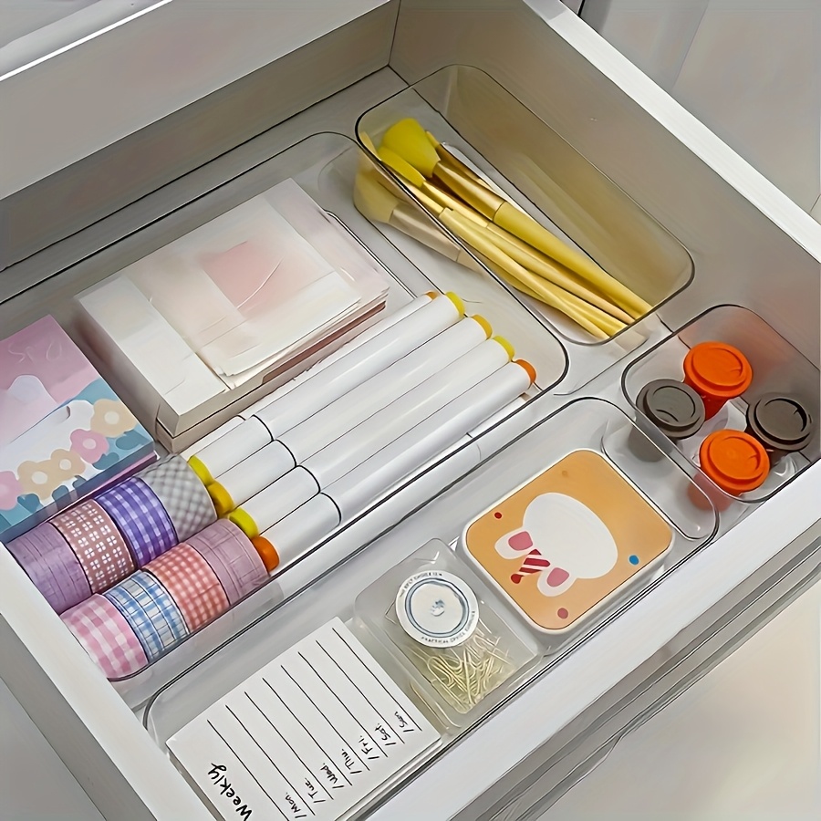 Cosmetic and Stationery Storag - Home Office Desk With Drawers ulasan dan harga