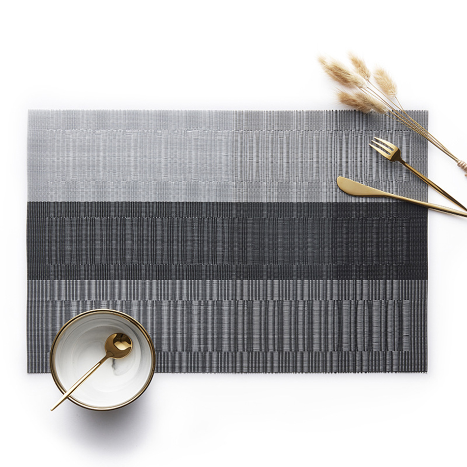 Placemats for Dining Table PVC - Desktop Organizer Bamboo ulasan dan harga