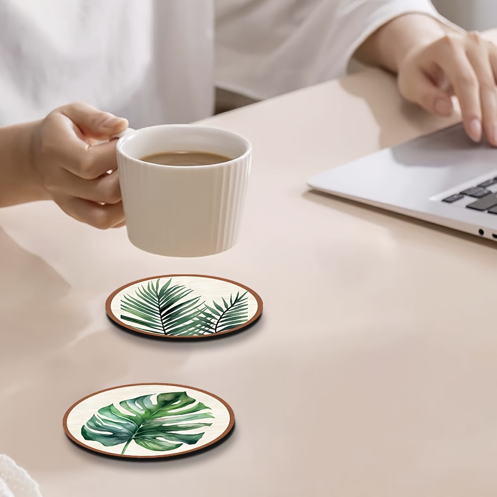 5pcs Tropical Plant Leaf-Patte - Home Office Word ulasan dan harga