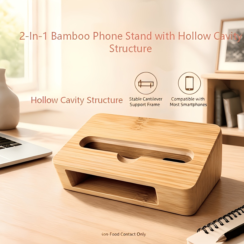 Bamboo Passive Sound Amplifier - Home Office Contact ulasan dan harga