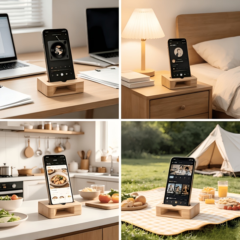 Bamboo Passive Sound Amplifier - Home Office Contact ulasan dan harga