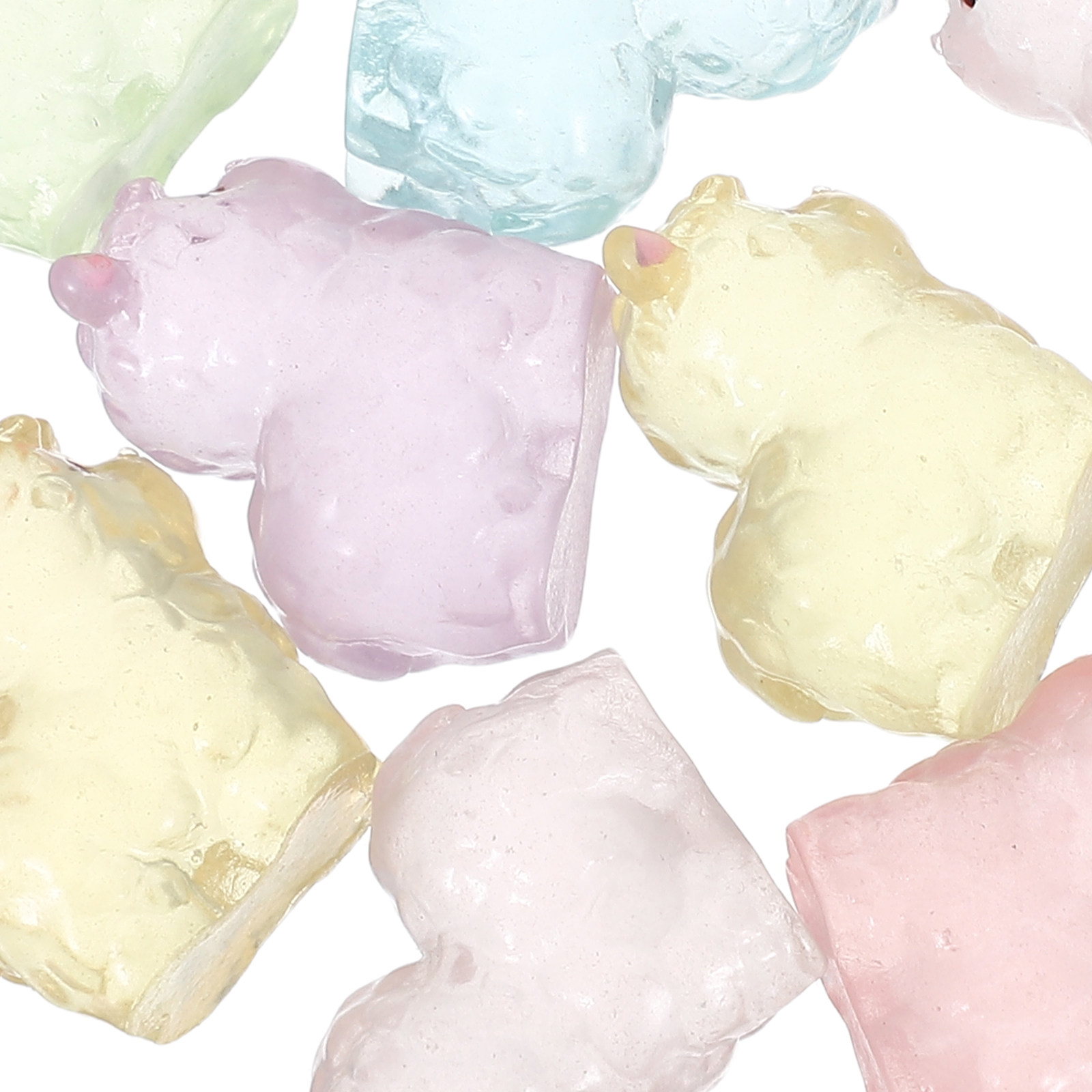 12Pcs Mini Resin Alpaca Figuri - Home Office Of Microsoft ulasan dan harga