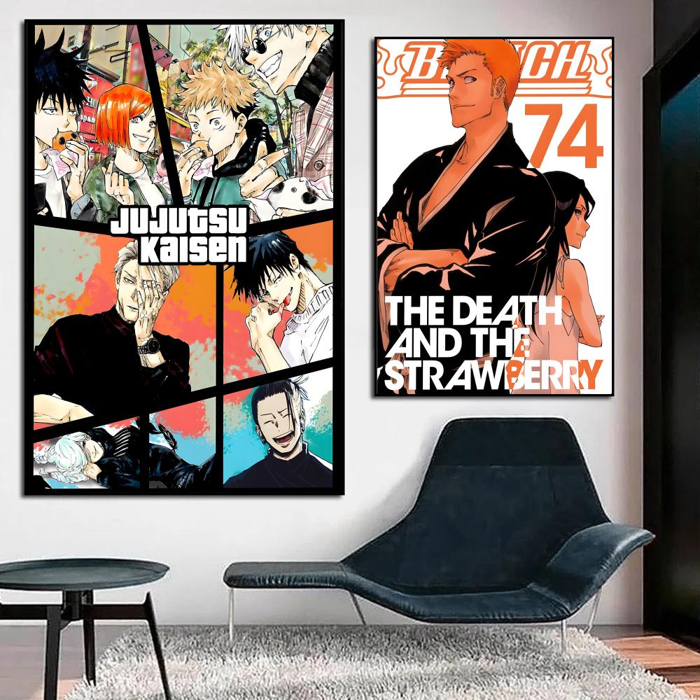 Anime B-Bleach Poster Waterpro - Home Office Bleaching ulasan dan harga