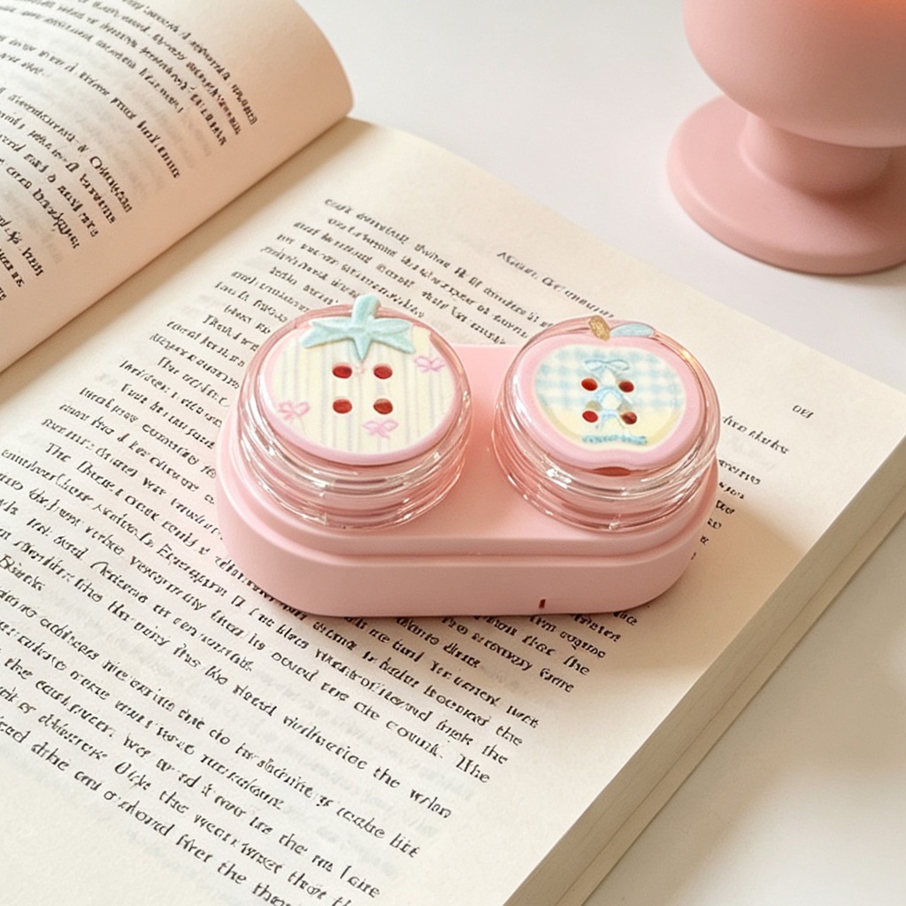 Contact Lens Case Sturdy Drawe - Home Office Contact ulasan dan harga